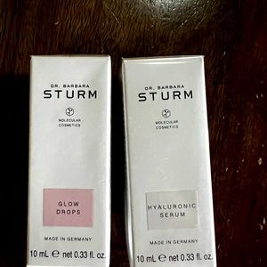 Dr Barbara Sturm Hyaluronic serum and Glow Drops